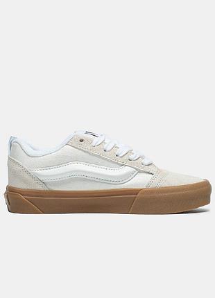 Vans knu skool marshmallow light gum 2