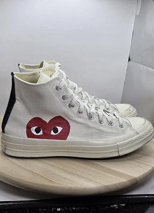 Convese & comme des garçons chunk 70 high milk
