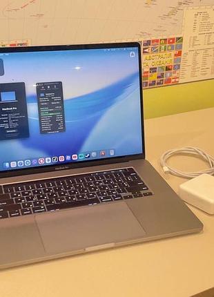 Macbook pro 16inch 2019 i7 16 512 5300m стан акб 89,7