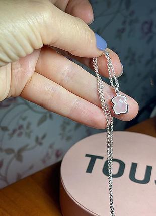 Намисто tous рожевий кварц🎀