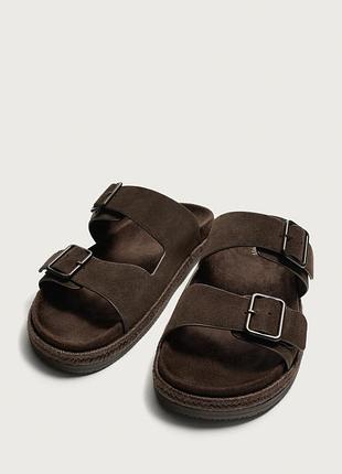 Шьопанці сандалі zara розмір 45 (29 см )