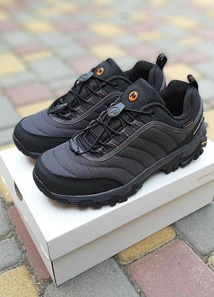 Термо кроссовки женские merrell vibram cordura серые