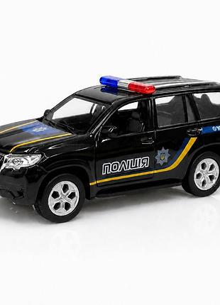Детская автомобильная модель toyota prado "полиция" technodrive km260416p, масштаб 1:40