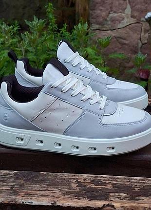 Чоловічі шкіряні кросівки ecco street 720 gore-tex, 39р.