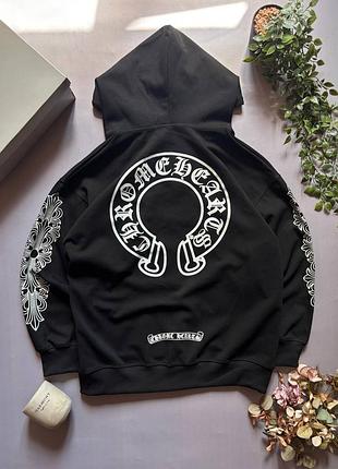 Зип худі chrome hearts 3