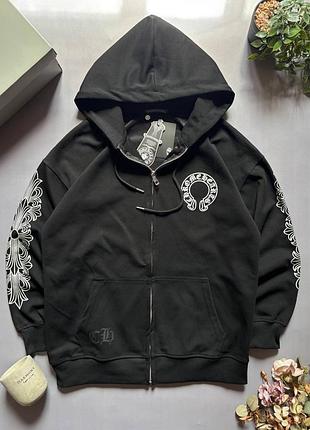 Зип худі chrome hearts 2