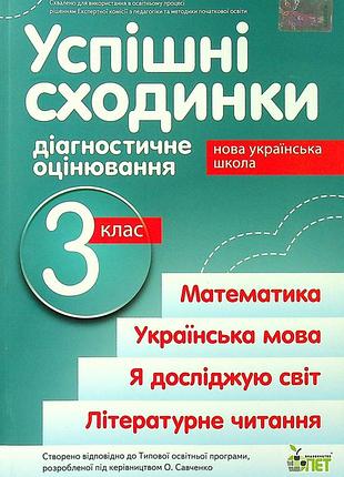 Зошит діагностичне оцінювання, успішні сходинки 3 клас