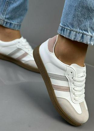 Кроссовки женские allsy white grey демисезонные