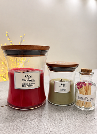 Лот свічок woodwick
