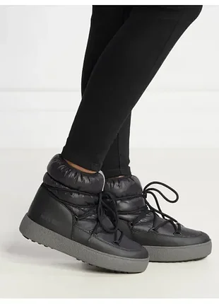 Луноходы moon boot ltrack low black nylon