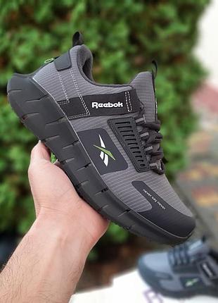 Термо кроссовки reebok zig kinetica серые