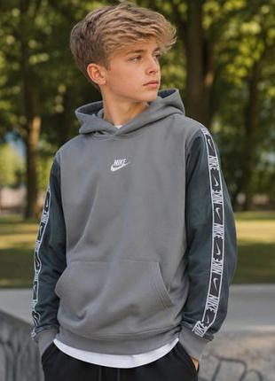 Крутой трендовый худи nike на флисе