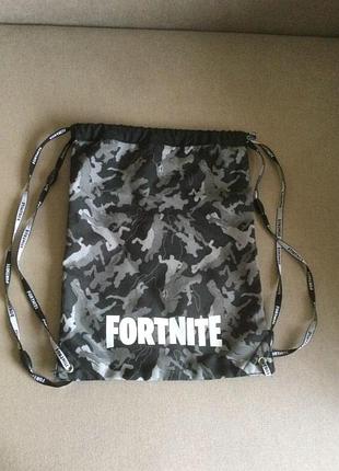 Рюкзак, сумка для взуття, одягу fortnite як новий.
