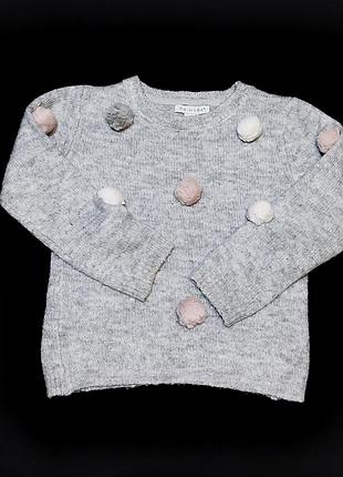 Светр із бубонами primark 104-110р 7650ю