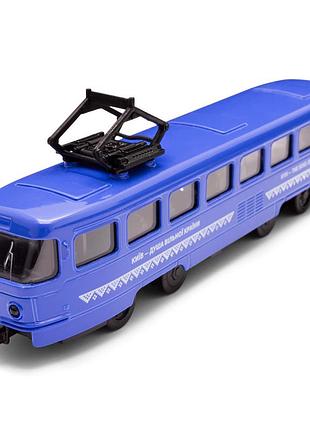 Модель детская "городской трамвай киев" km250425 масштаб 1:43