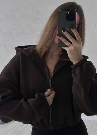Женский зип худи 3