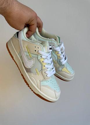 Кросівки nike dunk sb beige mint