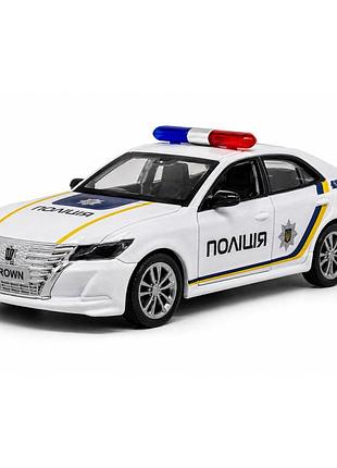 Детская автомодель toyota crown "полиция" technodrive km260418p, масштаб 1:40