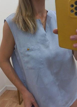 Ellen tracy лляна блуза 100% linen m розмір