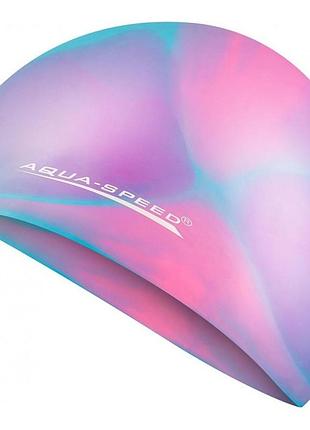 Шапка для плавания aqua speed bunt 5625 мультиколор уни osfm 113-36 (орригинал)
