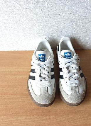 Кожаные кроссовки adidas samba 28 р. стелька 17,7 см.
