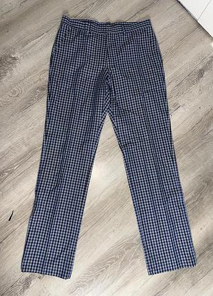Штани брюки в клітинку paul smith 32р