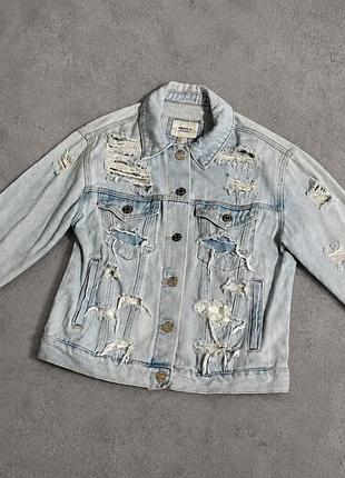 Джинсовая куртка forever 21 light denim, размер s