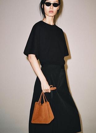 Шкіряна сумка zara
