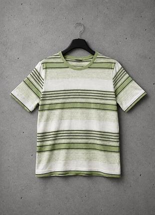 Женская трикотажная футболка в полоску (размер xl-xxl / 50-52)