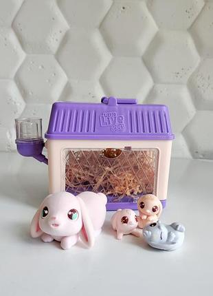 Ігровий набір little live pets mama surprise minis мама-сюрприз кролик (сезон 2) от бренда moose