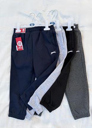 Штани спортивні дитячі на тонкому флісі slazenger демі