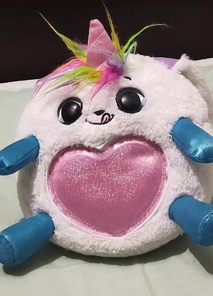 Дітяча коллекціонна мягка игрушка-сюрприз rainbocorns (серия sparkle heart surprise или big bow surprise от бренда zuru).