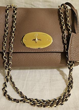 Mulberry. кожаная сумка mulberry. сумка через плечо mulberry lily из кожи.