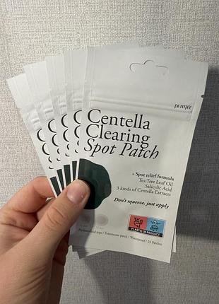 Petitfee - точкові патчі від запалень з екстрактом центелли азіатської - centella clearing spot patch - 23шт