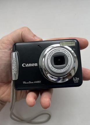 Легендарный фотоаппарат 2000х камера canon powershot a480 черный