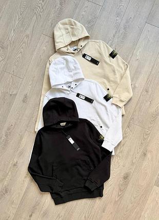 Чоловіче худі stone island з патчем