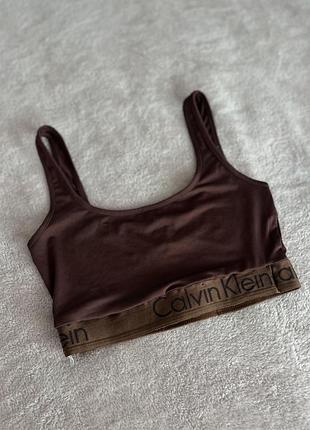 Топ calvin klein коричневий