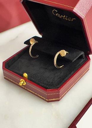 Сережки , позолота au750