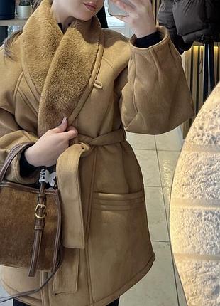 Жіноча тепла дубльонка + сумка zara