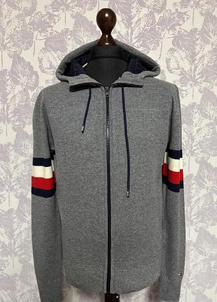Шерстяное худи tommy hilfiger.