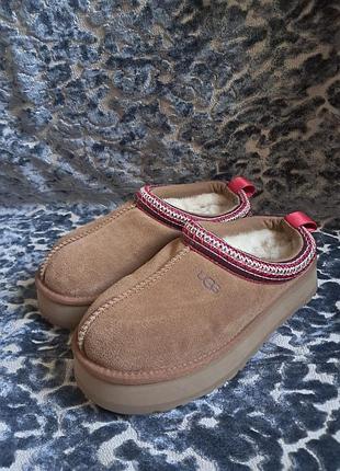 Ugg оригинал коричневые угги tasman tazz на платформе размер 39 (25см)