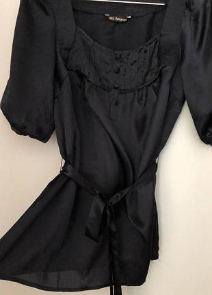 Шелковая блузка туника 100% шелк marks &amp; spencer autograph размер l/xl (uk 14)