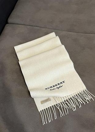 Молочний шарф burberry