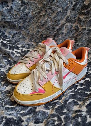 Nike dunk low disrupt 2  «sunrise» женские кроссовки размер 39 (25см)