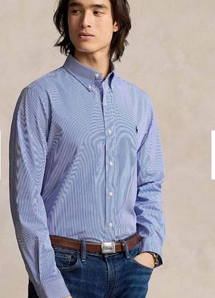 Мужская рубашка в полоску от polo ralph lauren