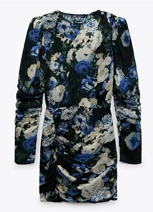 Платье мини, zara,новое, размер m-l.
