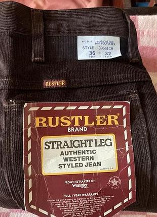 Джинси вельвет.rustler corduroy pants mens 36x32.made in usa.