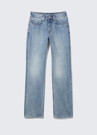 Джинси weekday laika mid rise regular straight