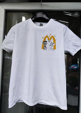 Лімітована футболка mcdonald's merch 50th birthday / ретро принт / оверсайз
