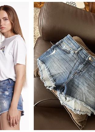 Шорти жіночі h&m джинсові сині